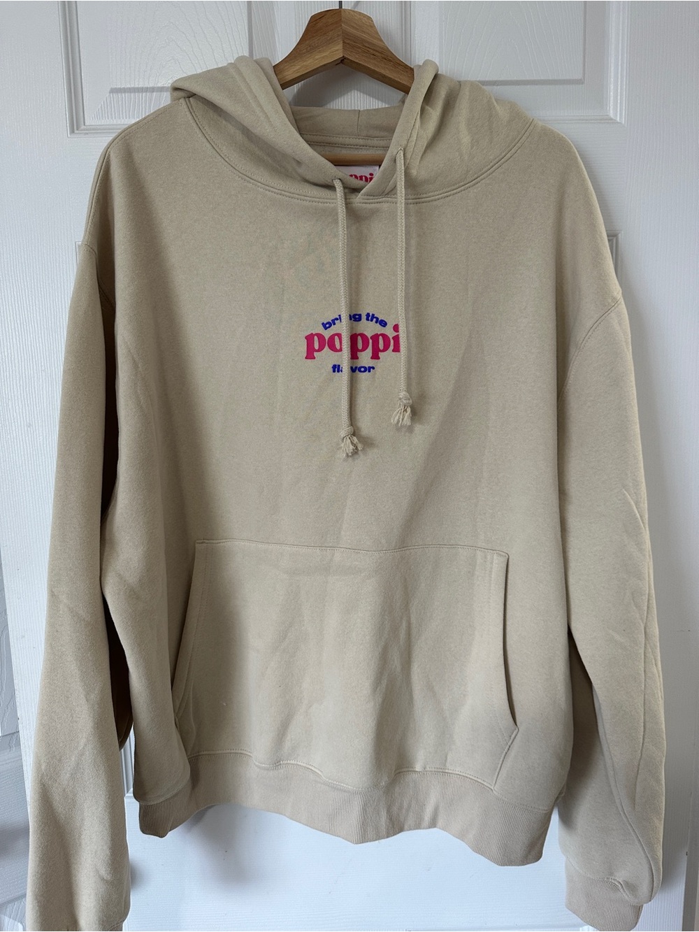 Poppi x Target Cream Graphic Hoodie Sweater